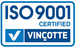 ISO9001 certifié Vinçotte