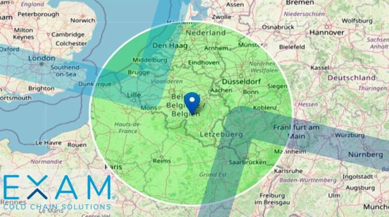 Map of a portion of Europe